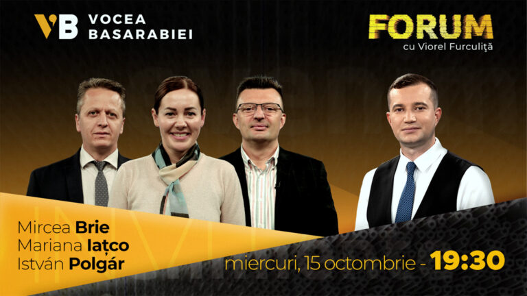 FORUM cu Viorel Furculiță, 15.10.2025, ORA 19:30