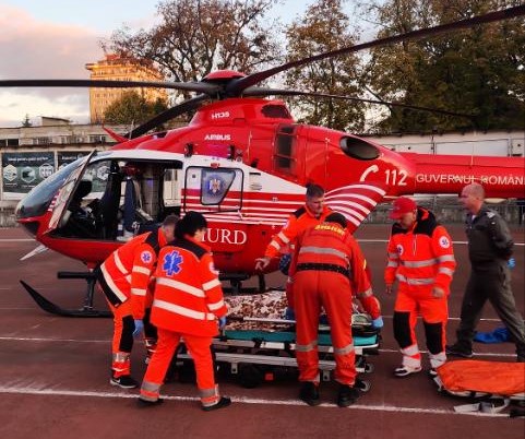 SMURD Iași, intervenție pentru transportarea unui pacient la Chișinău