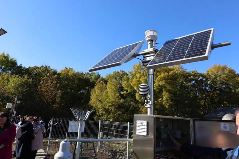 (FOTO) O nouă stație meteo, inaugurată la Hâncești