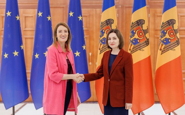 (FOTO) Maia Sandu a salutat deschiderea Biroului Parlamentului European în R. Moldova