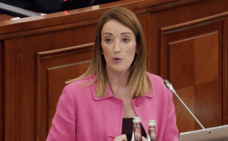 (VIDEO) Biroul Parlamentului European la Chișinău, inaugurat oficial. Roberta Metsola, mesaj în limba română: „Locul R. Moldova este în Europa”