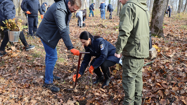 Serviciul Vamal se alătură „Generației Pădurii”: peste 27.000 de puieți plantați în cadrul campaniei naționale „Toamna 2025”