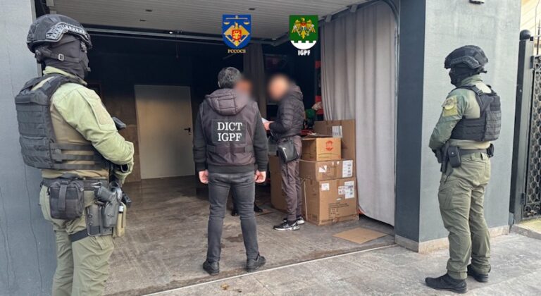 (VIDEO) Grup de contrabandă cu mașini și piese auto de peste 1,2 milioane de lei, destructurat: Organizatorul schemei a fost reținut