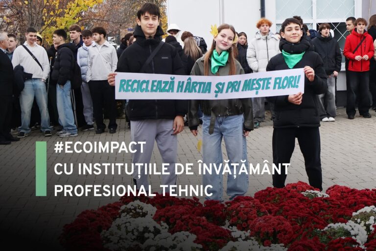 (P) Elevii Școlii Profesionale nr. 5 din Bălți dau exemplu de responsabilitate ecologică printr-o serie amplă de activități verzi