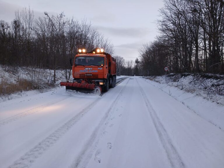 Circulația rutieră pe drumurile din R. Moldova se desfășoară în condiții de iarnă