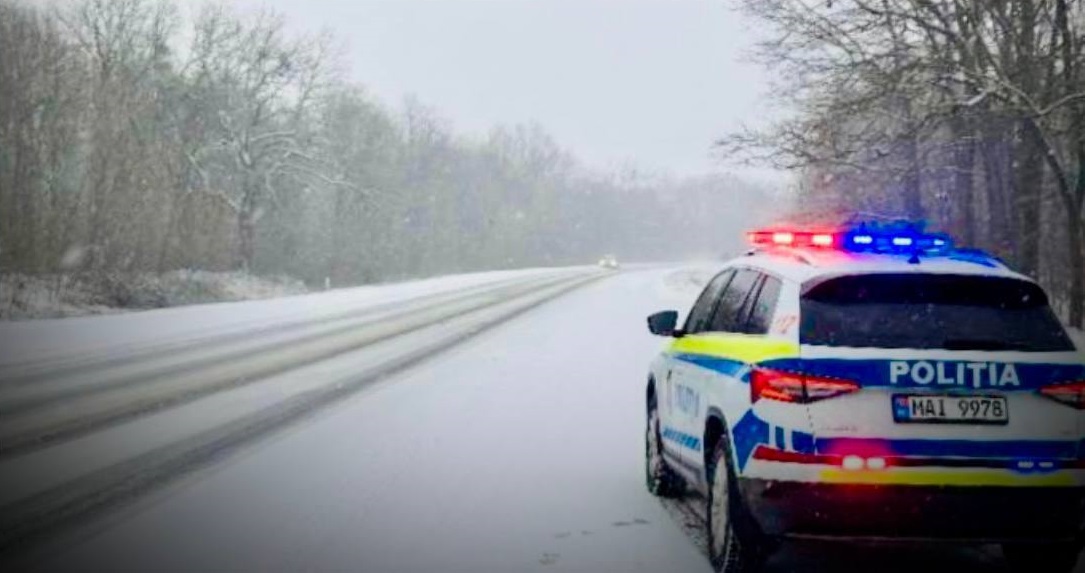 Atenție, șoferi! Condiții dificile de circulație pe mai multe drumuri din R. Moldova