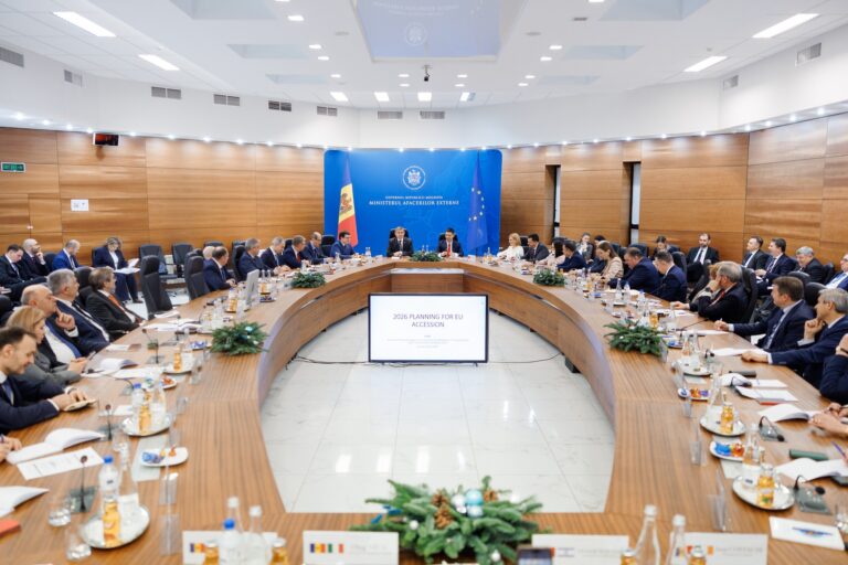 Igor Grosu, mesaj la reuniunea ambasadorilor Republicii Moldova: „Să vorbim peste tot despre determinarea noastră de a intra în UE”