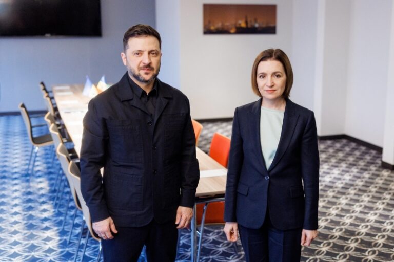 Maia Sandu și Volodimir Zelenski, discuții privind avansarea procesului de integrare europeană a R. Moldova și a Ucrainei
