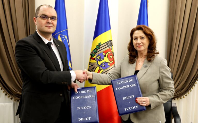 PCCOCS din Republica Moldova și DIICOT din România își consolidează cooperare