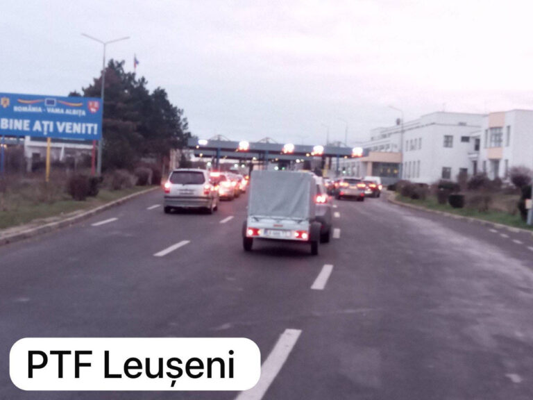 Trafic sporit la ieșirea din țară în punctele Leușeni, Sculeni și Criva
