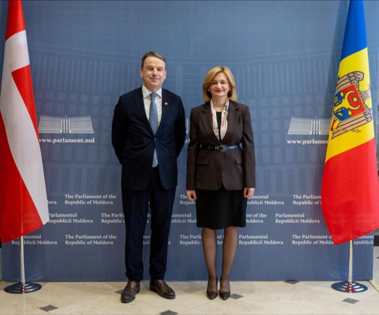 Vicepreședinta Parlamentului de la Chișinău: Danemarca, un susținător consecvent al parcursului european al R. Moldova