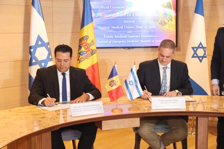 R. Moldova și Israel, pași spre intensificarea cooperării în domeniul medical
