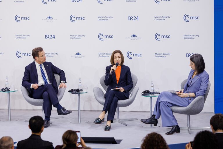 Maia Sandu, la Conferința de Securitate de la München: „Trebuie să facem parte din UE, dacă vrem să ne păstrăm democrația”