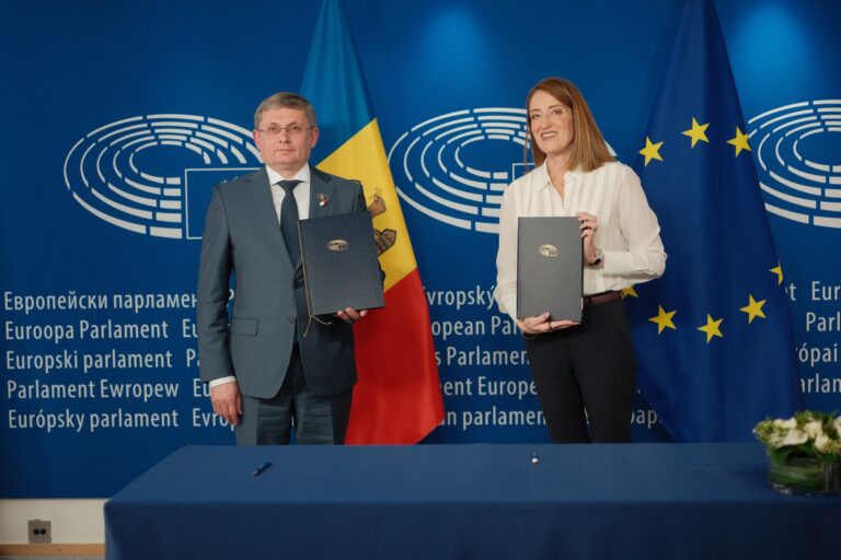 (FOTO) Parlamentul R. Moldova și Parlamentul European, memorandum de înțelegere reînnoit la Bruxelles