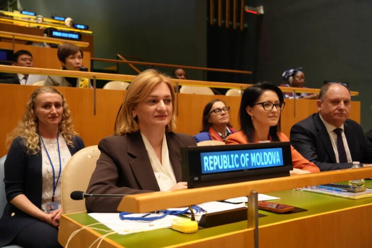 (VIDEO) Vicepreședinta Parlamentului R. Moldova, de la tribuna ONU: „Povestea Ludmilei nu trebuie să rămână doar o tragedie pe care o regretăm”