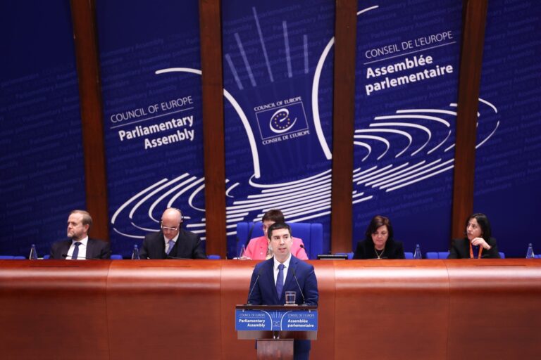 Ministrul de Externe de la Chișinău, în plenul APCE: „Nu poate exista democrație fără justiție”