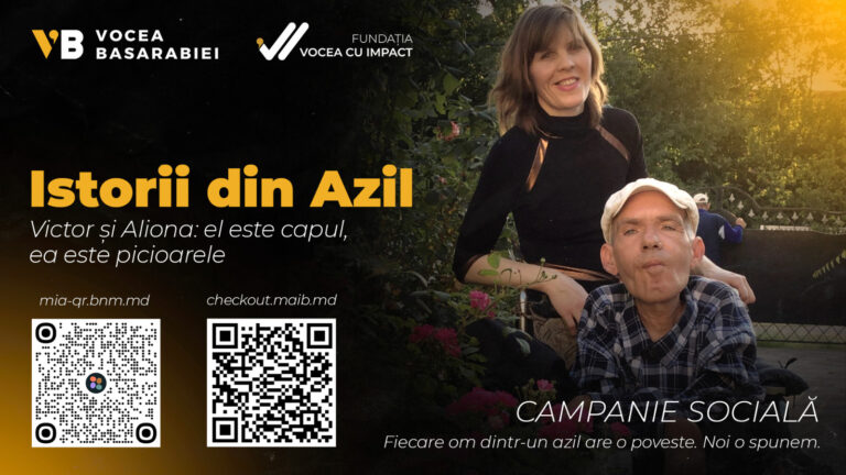 (VIDEO) Campania „Istorii din Azil”: „El este capul, eu sunt picioarele” – lecția de iubire a unui cuplu încercat de destin
