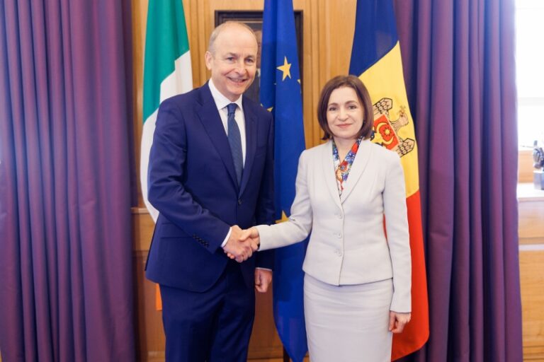 Maia Sandu, la Dublin: Parcursul european al R. Moldova — ancora care ne menține în lumea democratică