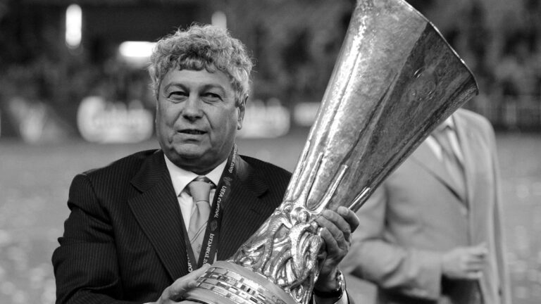 (FOTO) Ambasadorul R. Moldova la București, omagiu legendarului antrenor Mircea Lucescu