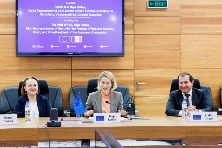 (FOTO) Kaja Kallas, la Chișinău: „UE susține Republica Moldova în parcursul său european”