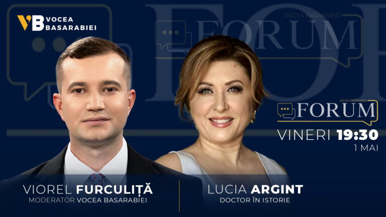 📺 FORUM cu Viorel Furculiță | Invitată: Lucia Argint, 1 mai | ⏰ 19:30