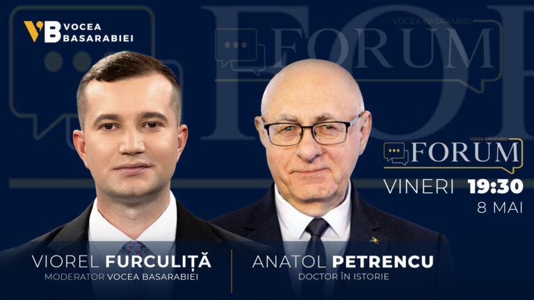 📺 FORUM cu Viorel Furculiță🎙 Invitat: Anatol Petrencu, 8 mai | ⏰ 19:30