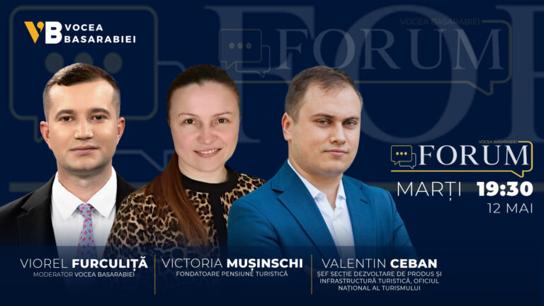 📺 FORUM cu Viorel Furculiță | Invitați: Valentin Ceban și Victoria Mușinschi, 12 mai