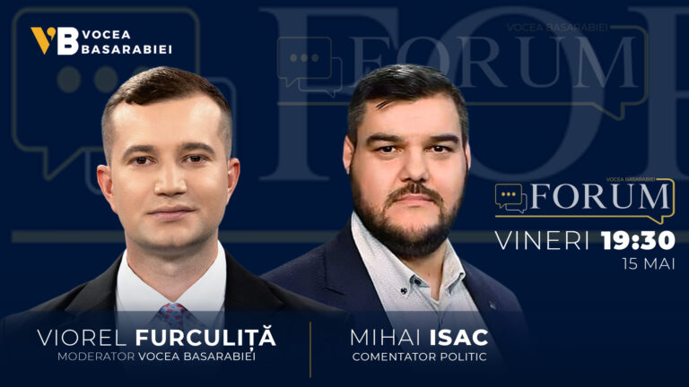 📺 FORUM cu Viorel Furculiță | Invitat: Mihai Isac, 15 mai | ⏰ 19:30