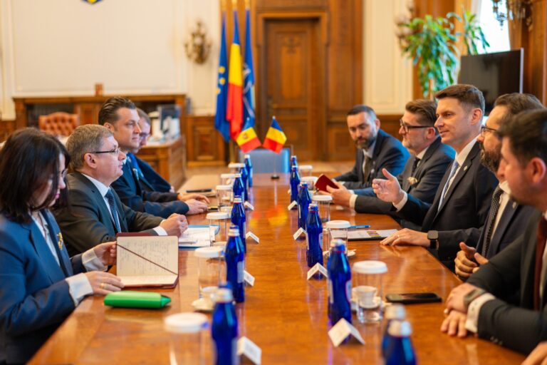 Igor Grosu, la București: „Vom continua să lucrăm împreună pentru apropierea R. Moldova de UE”