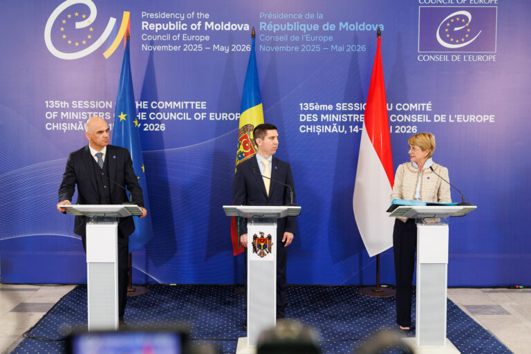 Republica Moldova a transmis oficial Principatului Monaco Președinția Comitetului de Miniștri al Consiliului Europei
