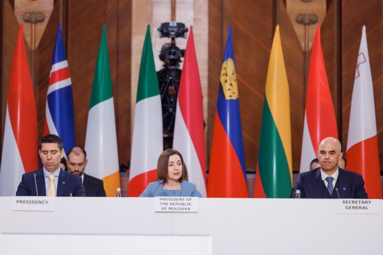 Președinta Republicii Moldova: Rusia, cea mai presantă și severă amenințare la adresa securității continentului european