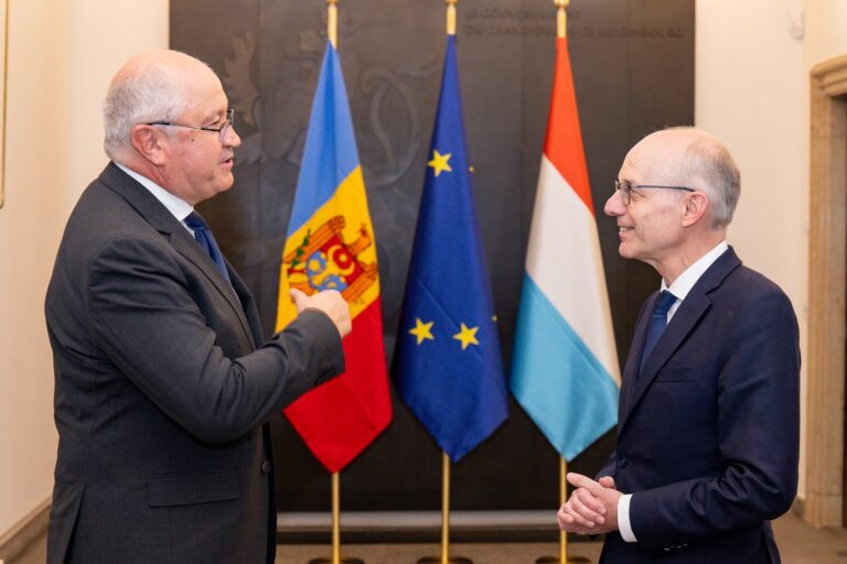 Premierul Alexandru Munteanu, după întrevederea cu omologul său din Luxemburg: „R. Moldova are prieteni de încredere în Europa”