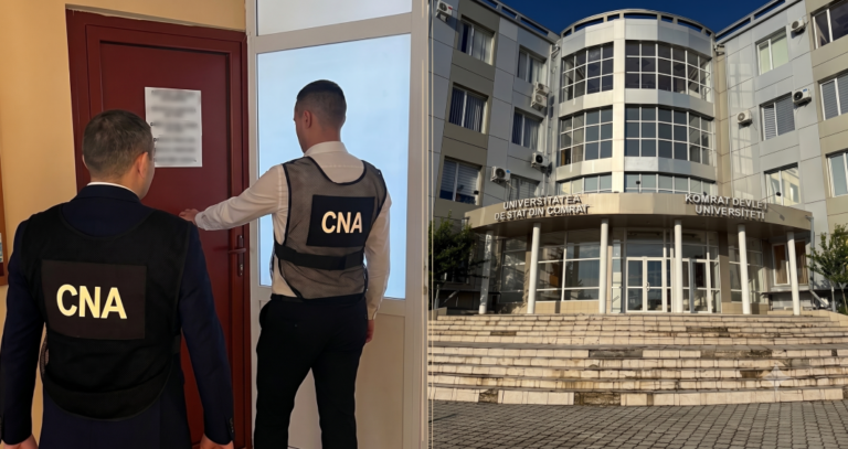 Doi decani ai Universității din Comrat, reținuți de CNA într-un dosar de corupție. Rectorul este cercetat în libertate