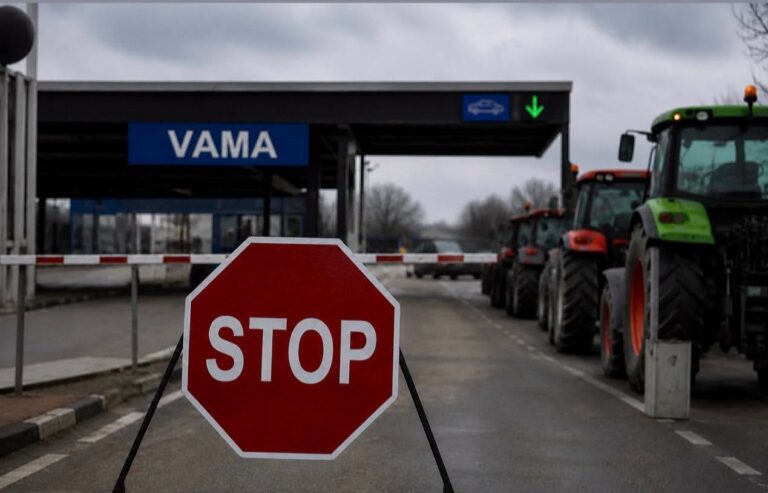 Protestul fermierilor: Accesul către posturile vamale Leușeni și Sculeni, blocat