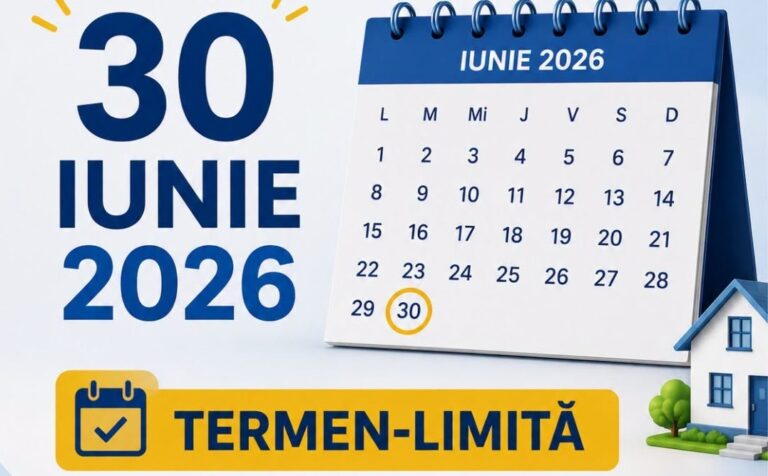Termenul-limită pentru plata impozitului funciar și imobiliar expiră pe 30 iunie
