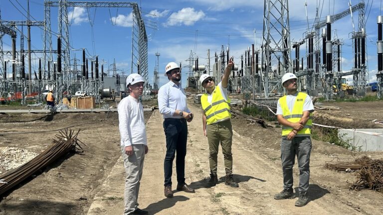 Ministrul Dorin Junghietu, în inspecție la Stația Electrică Chișinău: Energizarea obiectivului, planificată până la sfârșitul lunii 