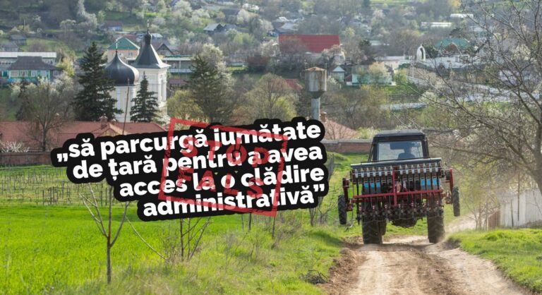 „Vor dispărea satele”, „pierdem serviciile”, „instituțiile vor fi controlate politic”. Falsuri și sperietori despre reforma APL din R. Moldova