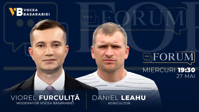 📺 FORUM cu Viorel Furculiță | Invitat: Daniel Leahu, 27 mai | ⏰ 19:30