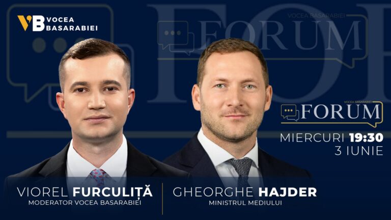 📺📻 FORUM cu Viorel Furculiță | Invitat: Gheorghe Hajder, 3 iunie | ⏰ 19:30
