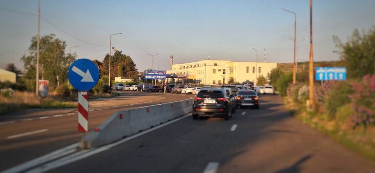 Atenție, călători! Trafic intens la punctele de trecere a frontierei Leușeni și Sculeni