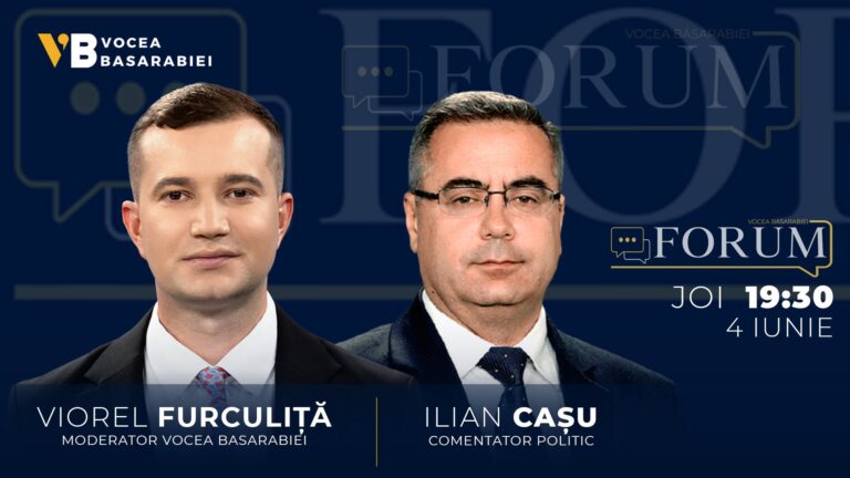 📺📻 FORUM cu Viorel Furculiță | Invitat: Ilian Cașu, 4 iunie | ⏰ 19:30