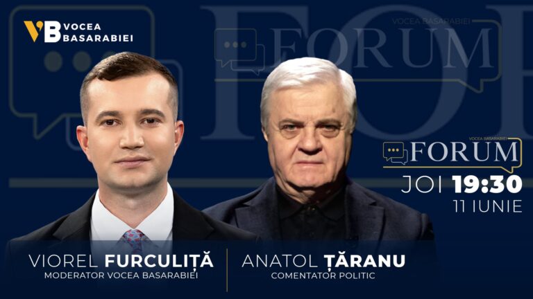 📺📻 FORUM cu Viorel Furculiță | Invitat: Anatol Țăranu, 11 iunie | ⏰ 19:30
