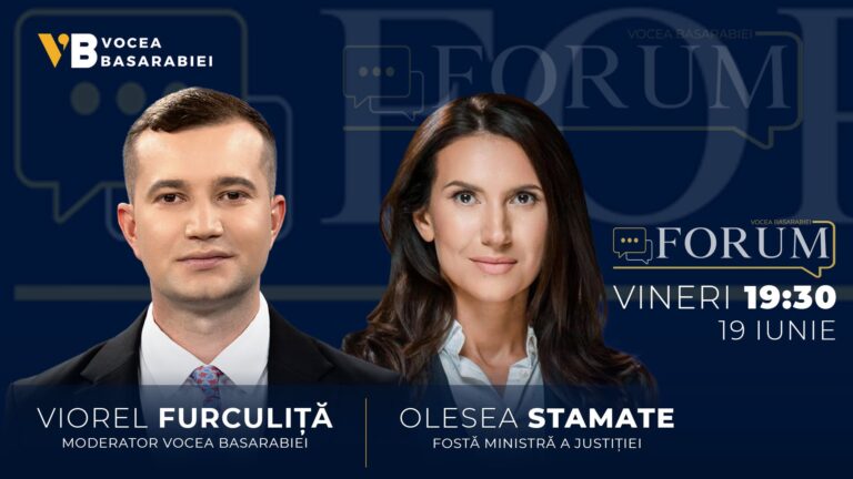 📺📻 FORUM cu Viorel Furculiță | Invitată: Olesea Stamate🗓 Vineri, 19 iunie | ⏰ 19:30