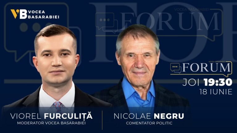 📺📻 FORUM cu Viorel Furculiță | Invitat: Nicolae Negru🗓 Joi, 18 iunie | ⏰ 19:30