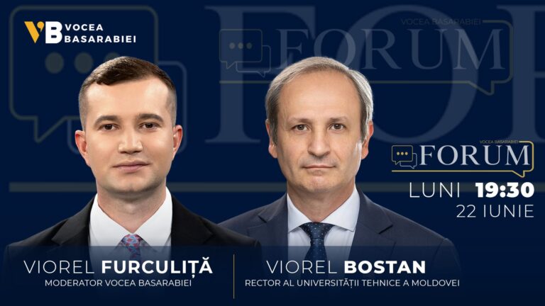 📺📻 FORUM cu Viorel Furculiță | Invitat: Viorel Bostan🗓 Luni, 22 iunie | ⏰ 19:30