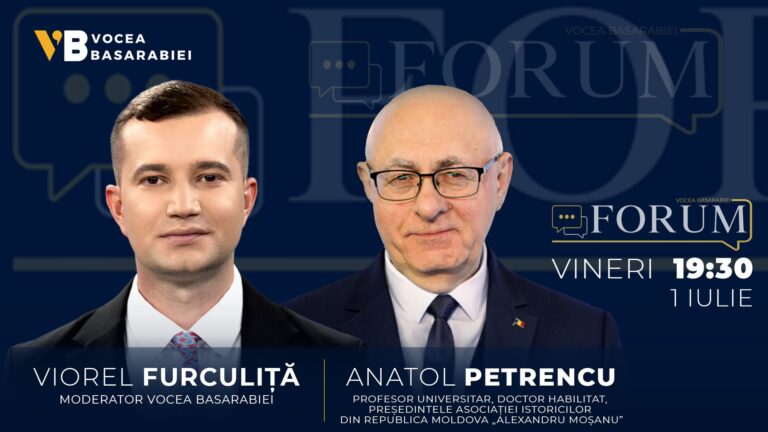 📺📻 FORUM cu Viorel Furculiță | Invitat: Anatol Petrencu🗓 Miercuri, 1 iulie | ⏰ 19:30
