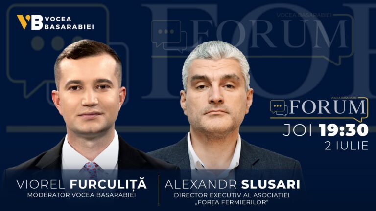 📺📻 FORUM cu Viorel Furculiță | Invitat: Alexandr Slusari🗓 Joi, 2 iulie | ⏰ 19:30