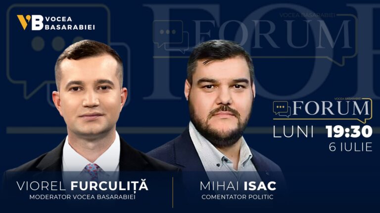 📺📻 FORUM cu Viorel Furculiță | Invitat: Mihai Isac, 6 iulie | ⏰ 19:30
