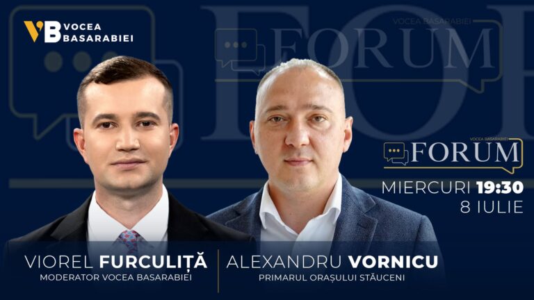 📺📻 FORUM cu Viorel Furculiţă | Invitat: Alexandru Vornicu, 8 iulie | ⏰ 19:30