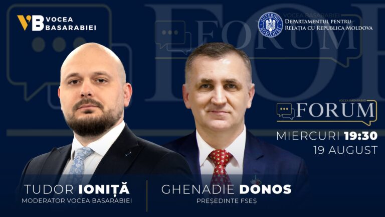 📺📻 FORUM cu TUDOR IONIȚĂ, 🗓 miercuri, 19 august ⏰ 19:30